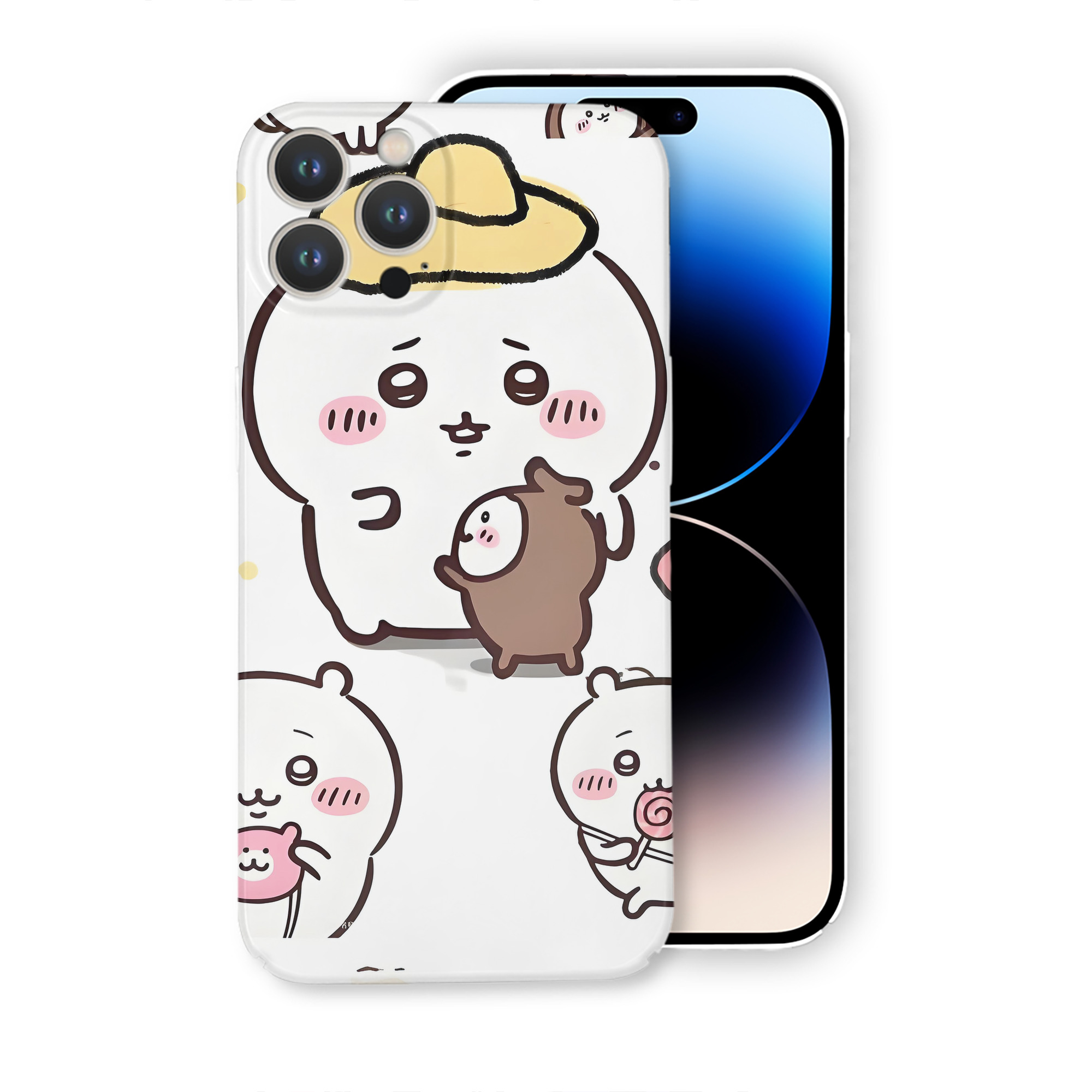 （画像用） ちいかわ Chii-kawa 【iPhone 14シリーズ対応】ハードケース